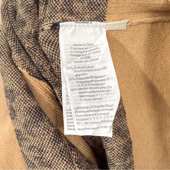 J. Crew Merino Wool/Cotton Blend Leopard Print Long Line Cardigan (M) - Picture 5 of 5